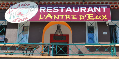 Restaurant L'ANTRE D'EUX AUBENAS NOUS LOCALISER